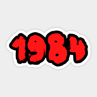 1984 Red Sticker